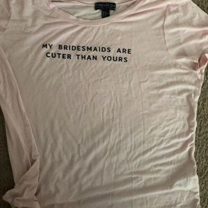 Cute shirt for bride